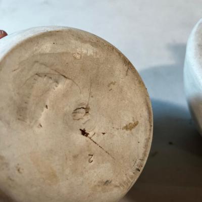 2 Larger Ceramic Mortar & Pestle 