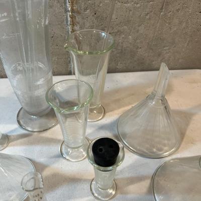 Beakers, GLASS Funnels