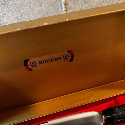 Antler Carving Set, By Rogers 