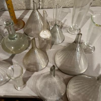Glass Funnels, Beakers etc. 