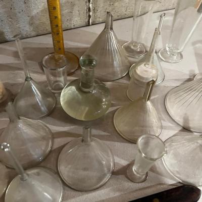 Glass Funnels, Beakers etc. 