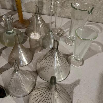 Glass Funnels, Beakers etc. 