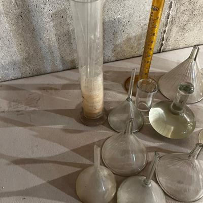 Glass Funnels, Beakers etc. 