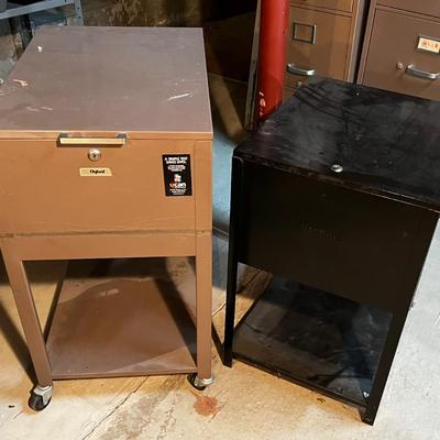 File Cabinet Stands Pair
