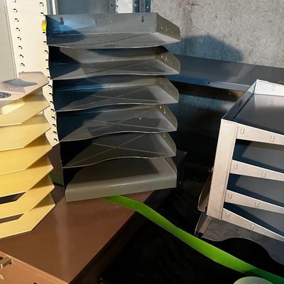 Metal File Trays for Files on the Desk