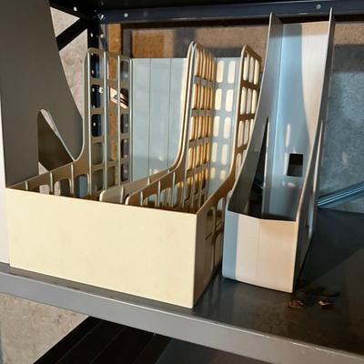 Metal File Bins, Magazine Holder etc.