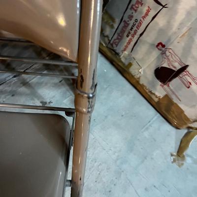 4 Metal Folding Chairs 