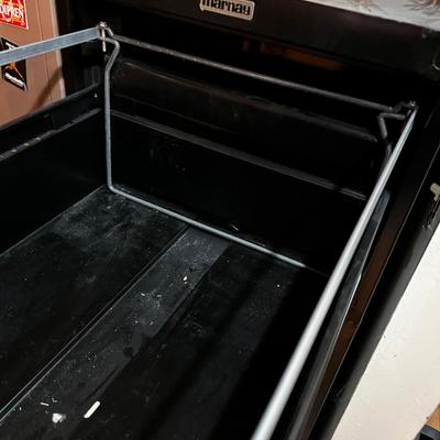 MARNAY Black Legal File Cabinet