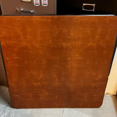 Brown 36" Square Card Table 