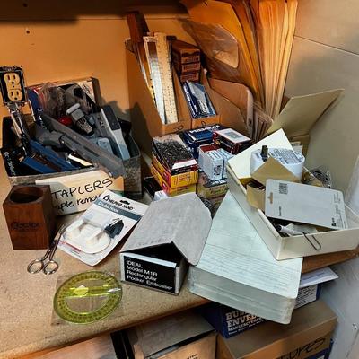 Counter Corner: Staples, Rulers, Manilla Envelopes Paper Clips 