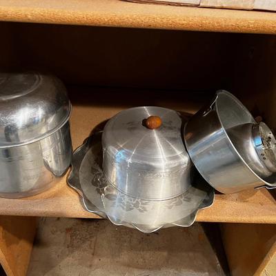 Cake Pans, Boiler, Sifter, Vintage 