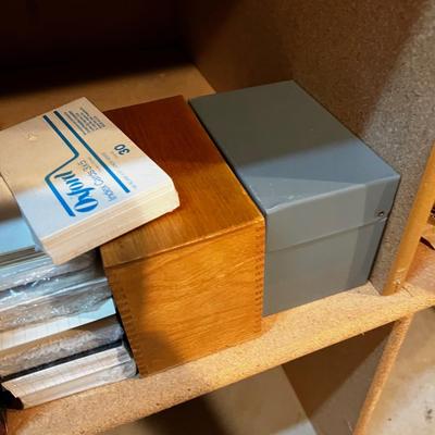 Index Cards and Index like Boxes 