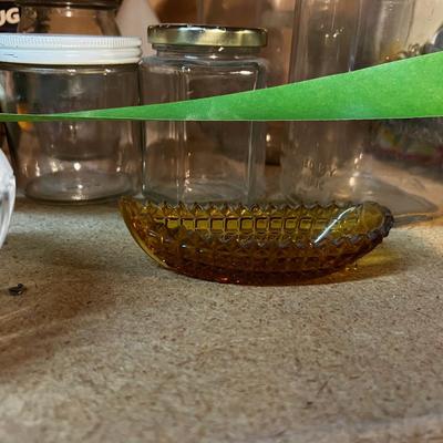 Mixed lot of Glass, Jars, Travel Mugs and Vase