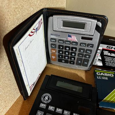 Group of Portable Calculators 