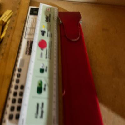Slide Rules and Ruler