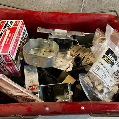 Tub of Electrical Parts 