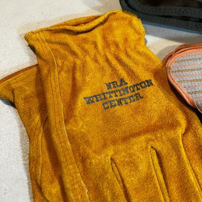 Bucket Boss (NEW)  and Work Gloves (3 pair) 