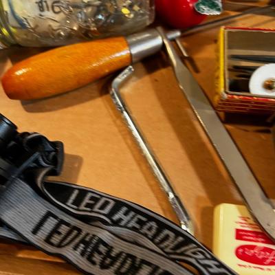 Tray of Misc. Tools, Mouse Traps (new), Files, Sockets Etc.