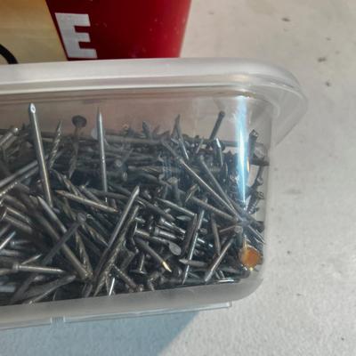 Tote of Nails and Screws 