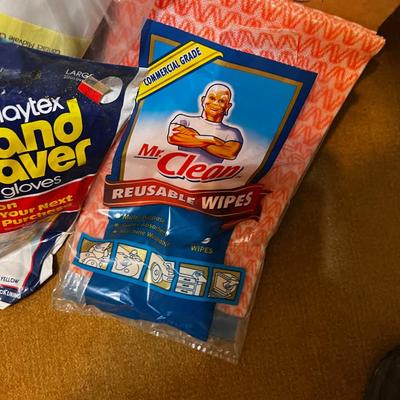 Box of Garbage bags and Plastic Sheeting