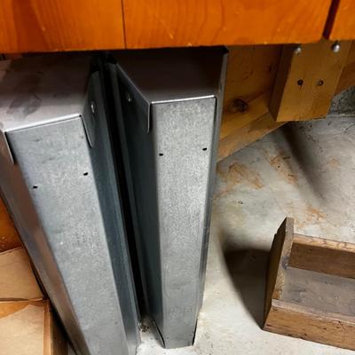 Pair of Galvanized Saw Horses 