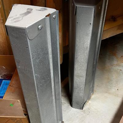 Pair of Galvanized Saw Horses 