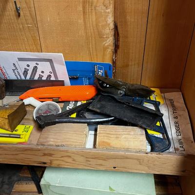 Wall Hanging Tool Box With Tools 
