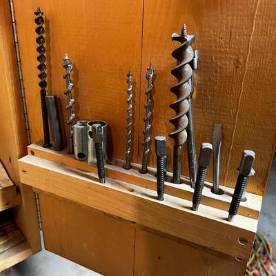 Wall Hanging Tool Box With Tools 