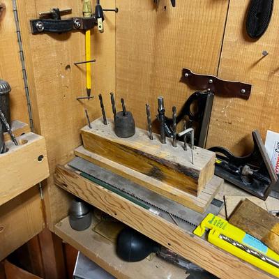 Wall Hanging Tool Box With Tools 