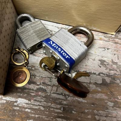 Old Keys,  Pad Lock and Combo locks. 