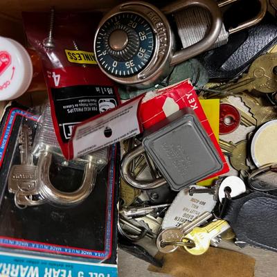 Old Keys,  Pad Lock and Combo locks. 