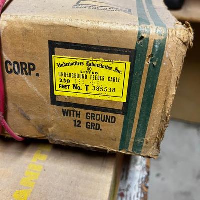 2 Partial Boxes of 12 -2 Electrical Wire 