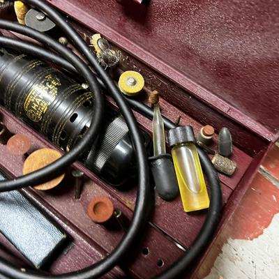 Vintage Dremel Tool in a metal Box 