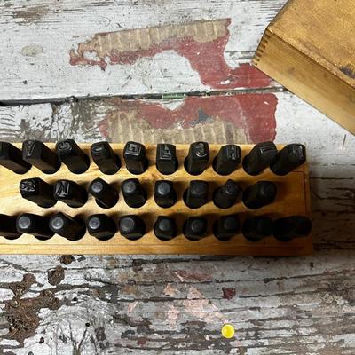 Quarter Inch Letter Punch Set 