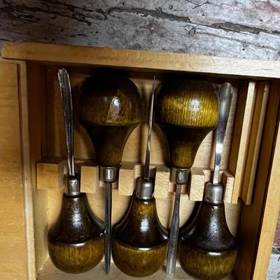 Small Set of Wood Working Chisels 