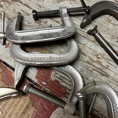 C Clamps 10 Mostly 3" 