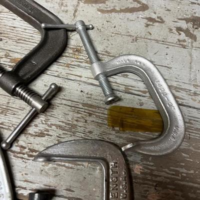 C Clamps 10 Mostly 3" 