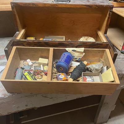 Great - Wood Carpenters Tool Box 