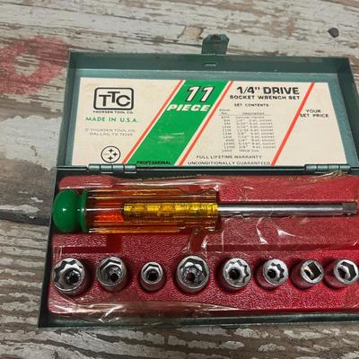 Thorsen 1/4 Inch Drive Tool Set 