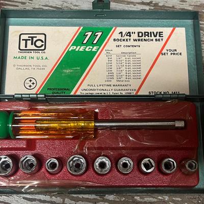 Thorsen 1/4 Inch Drive Tool Set 