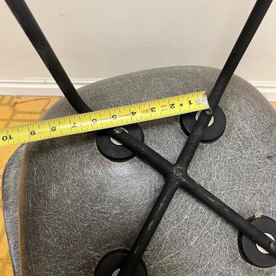 Elephant GREY Herman Miller ARM SHELL Chair MCM