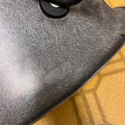 Elephant GREY Herman Miller ARM SHELL Chair MCM