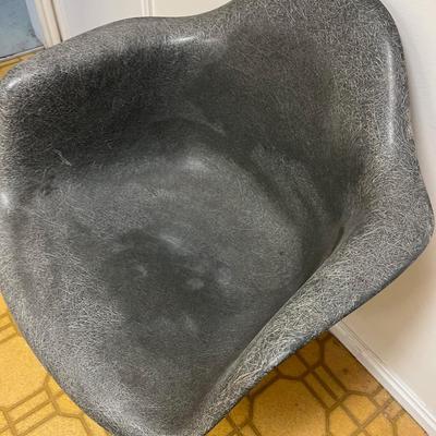 Elephant GREY Herman Miller ARM SHELL Chair MCM