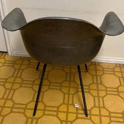 Elephant GREY Herman Miller ARM SHELL Chair MCM