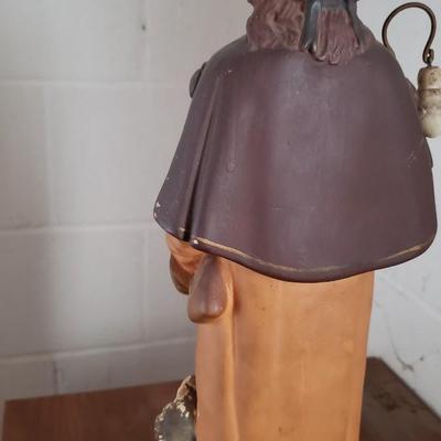 Antique Saint Roch light with chips