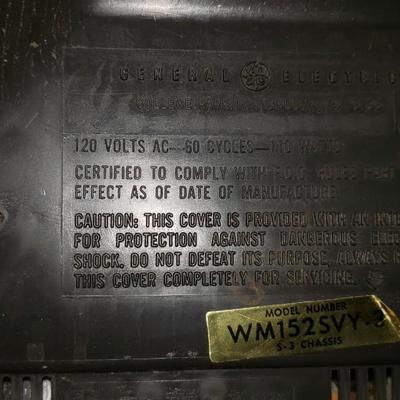 Vintage General Electric TV television