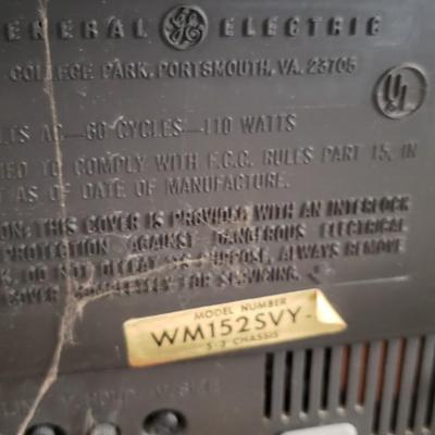Vintage General Electric TV television
