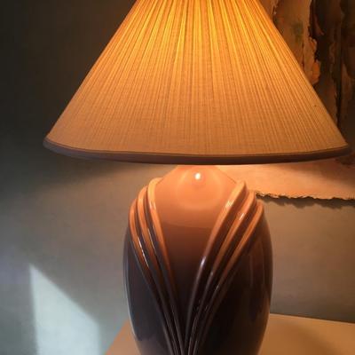 Pair of Harris post modern lamps