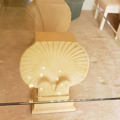Glass dining table