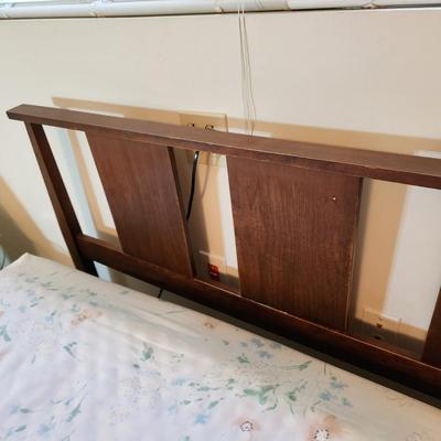 Full Size bed headboard and Frame